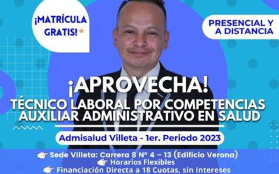Inscripción Programa Auixiliar Administrativo en Salud Villeta 2023-1